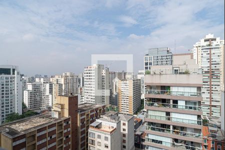 Vista da Sala de apartamento para alugar com 3 quartos, 132m² em Consolação, São Paulo