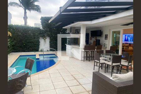 Piscina de casa de condomínio à venda com 1 quarto, 350m² em Residencial Quatro (alphaville), Santana de Parnaíba