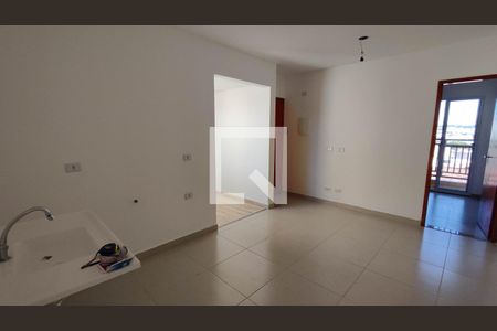 Sala / Cozinha de apartamento para alugar com 2 quartos, 56m² em Vila Monteiro, Poá
