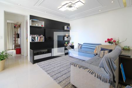 Sala  de apartamento à venda com 3 quartos, 75m² em Chácara Agrindus, Taboão da Serra