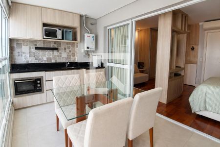 Varanda de kitnet/studio para alugar com 1 quarto, 41m² em Bela Vista, São Paulo