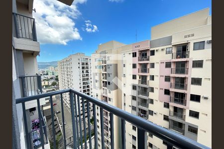 Varanda da sala de apartamento à venda com 2 quartos, 36m² em Cachambi, Rio de Janeiro