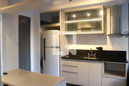 Sala e Cozinha Integrada de apartamento para alugar com 1 quarto, 46m² em Perdizes, São Paulo