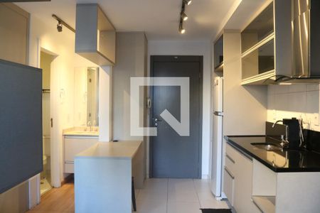 Sala e Cozinha Integrada de apartamento para alugar com 1 quarto, 46m² em Perdizes, São Paulo
