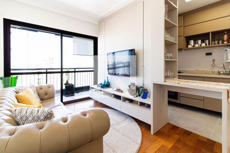 Sala de apartamento à venda com 2 quartos, 69m² em Vila Romana, São Paulo