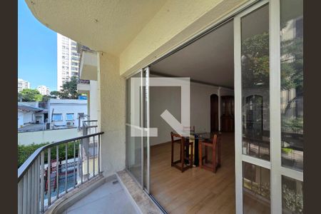 Varanda da Sala de apartamento à venda com 3 quartos, 172m² em Moema, São Paulo