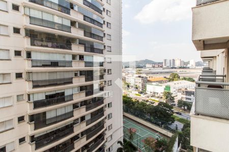 Vista da Sacada de kitnet/studio para alugar com 1 quarto, 52m² em Alphaville Industrial, Barueri