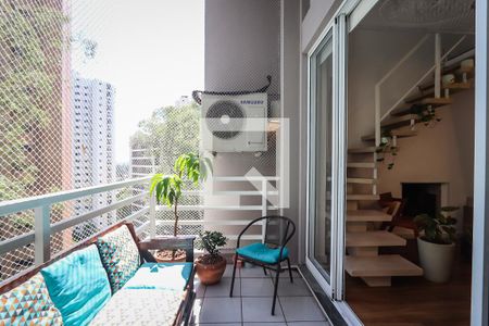 Varanda de apartamento à venda com 1 quarto, 85m² em Morumbi, São Paulo