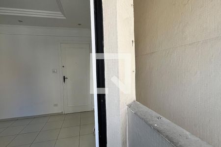 Varanda da Sala de apartamento para alugar com 1 quarto, 46m² em José Menino, Santos
