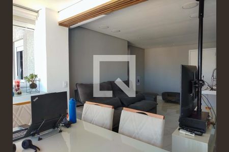 Sala com cozinha americana de apartamento à venda com 2 quartos, 58m² em Penha de França, São Paulo