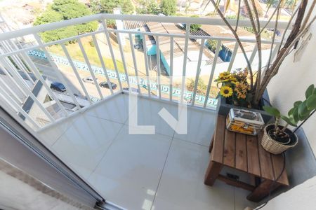 Varanda da Sala de apartamento à venda com 3 quartos, 70m² em Vila Carmosina, São Paulo