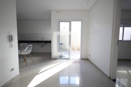 Sala de apartamento à venda com 1 quarto, 60m² em Vila Guiomar, Santo André