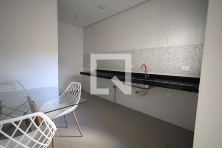 Cozinha de apartamento à venda com 1 quarto, 60m² em Vila Guiomar, Santo André
