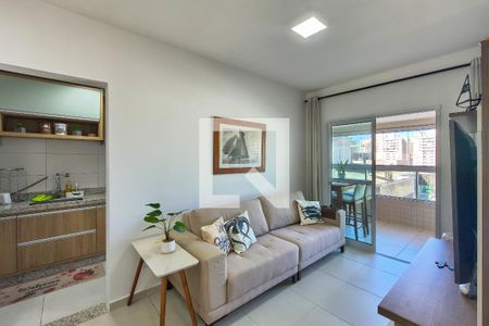 Sala de apartamento para alugar com 2 quartos, 71m² em Vila Tupi, Praia Grande