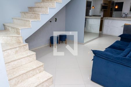 Sala de casa de condomínio para alugar com 2 quartos, 128m² em Campo Grande, Rio de Janeiro