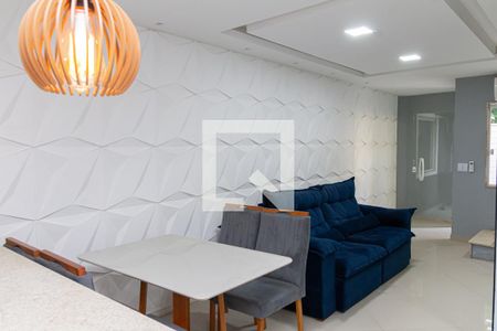 Sala de casa de condomínio para alugar com 2 quartos, 128m² em Campo Grande, Rio de Janeiro