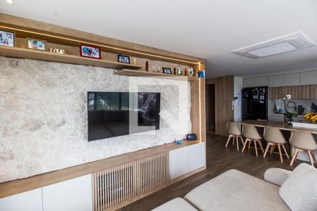 Sala  de apartamento à venda com 1 quarto, 120m² em Centro Comercial Jubran, Barueri