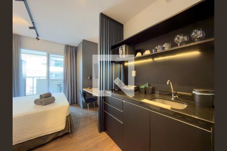 Studio de kitnet/studio para alugar com 1 quarto, 24m² em Jardim Paulistano, São Paulo