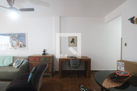 Sala de apartamento para alugar com 1 quarto, 65m² em Tortuga, Guarujá