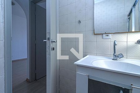 banheiro social_4 de apartamento para alugar com 1 quarto, 40m² em Aclimação, São Paulo