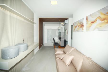 Sala de apartamento à venda com 2 quartos, 55m² em Parque das Nações, Santo André