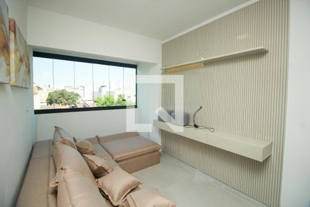Sala de apartamento à venda com 2 quartos, 55m² em Parque das Nações, Santo André