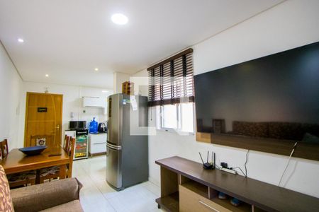 Sala de apartamento à venda com 2 quartos, 88m² em Vila Progresso, Santo André
