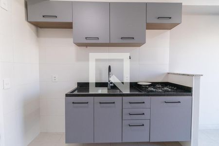 Sala/Cozinha de apartamento para alugar com 1 quarto, 28m² em Vila Ré, São Paulo