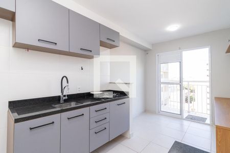 Sala/Cozinha de apartamento para alugar com 1 quarto, 28m² em Vila Ré, São Paulo