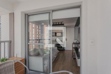Varanda de kitnet/studio à venda com 1 quarto, 29m² em Jardim Paulista, São Paulo