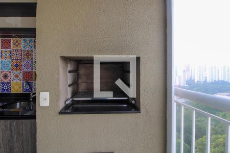 Churrasqueira Varanda  de apartamento para alugar com 5 quartos, 223m² em Vila Morumbi, São Paulo