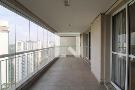 Varanda da Sala de apartamento para alugar com 5 quartos, 223m² em Vila Morumbi, São Paulo