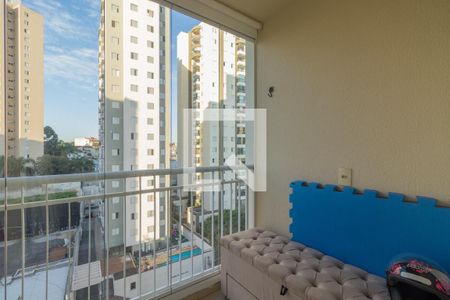 Varanda da Sala de apartamento à venda com 3 quartos, 64m² em Vila Prudente, São Paulo