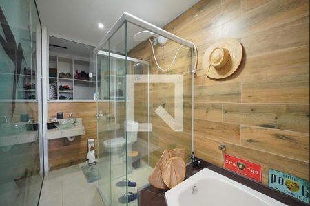 Banheiro da Suíte de casa de condomínio para alugar com 2 quartos, 1053m² em Ingleses do Rio Vermelho, Florianópolis