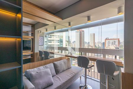 Sala de apartamento para alugar com 1 quarto, 24m² em Vila Olímpia, São Paulo