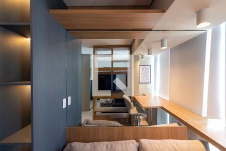 Sala de apartamento para alugar com 1 quarto, 24m² em Vila Olímpia, São Paulo
