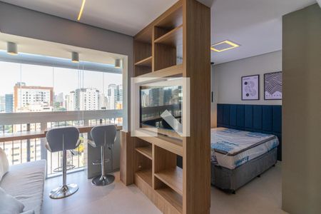 Sala de apartamento para alugar com 1 quarto, 24m² em Vila Olímpia, São Paulo