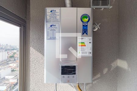Detalhe - Varanda de apartamento para alugar com 1 quarto, 30m² em Belenzinho, São Paulo