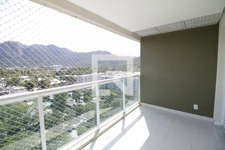 Varanda da Sala de apartamento à venda com 3 quartos, 74m² em Jacarepaguá, Rio de Janeiro