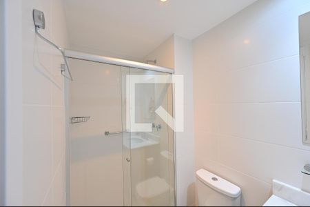 Banheiro Social de kitnet/studio à venda com 1 quarto, 27m² em Mirandópolis, São Paulo