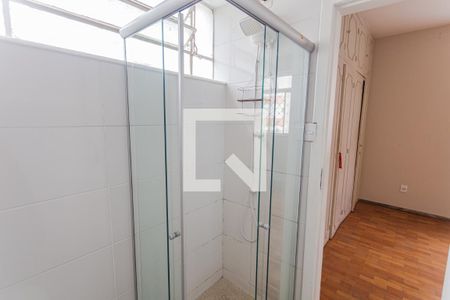 Banheiro da Suíte de apartamento à venda com 3 quartos, 120m² em Santo Agostinho, Belo Horizonte
