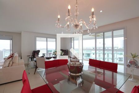 Sala de apartamento para alugar com 3 quartos, 160m² em Jardim Belmar, Guarujá