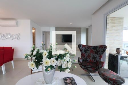 Sala de apartamento para alugar com 3 quartos, 160m² em Jardim Belmar, Guarujá