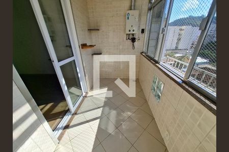 Varanda  de apartamento para alugar com 1 quarto, 68m² em Laranjeiras, Rio de Janeiro