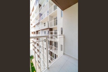 Sacada da Sala/Cozinha de apartamento para alugar com 1 quarto, 27m² em Planalto Paulista, São Paulo