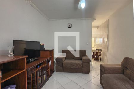 Sala de casa de condomínio para alugar com 2 quartos, 60m² em Cidade Ocian, Praia Grande