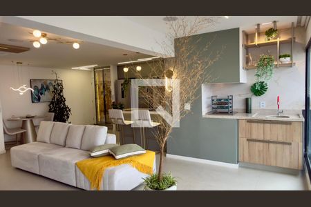 Sala de apartamento à venda com 2 quartos, 85m² em Jardim das Acacias, São Paulo