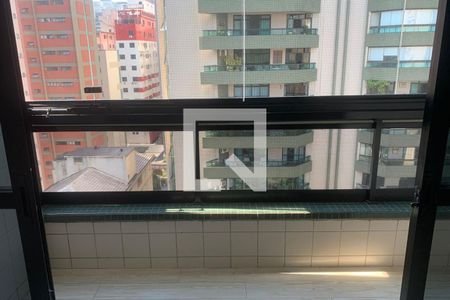 Varanda da Sala de apartamento para alugar com 3 quartos, 121m² em Aparecida, Santos