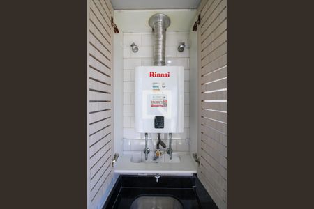 Detalhe Varanda de serviço de apartamento para alugar com 1 quarto, 40m² em Panamby, São Paulo