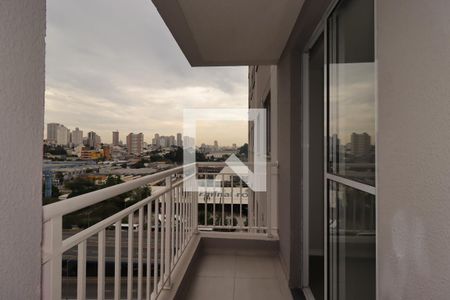 Sacada da Sala de apartamento para alugar com 2 quartos, 43m² em Jardim, Santo André